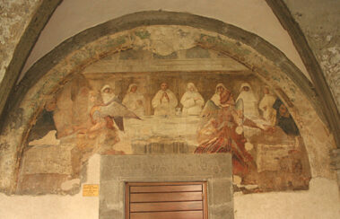 Viterbo, complesso di Santa Maria in Gradi. Università della Tuscia di Viterbo. Chiostro medievale.