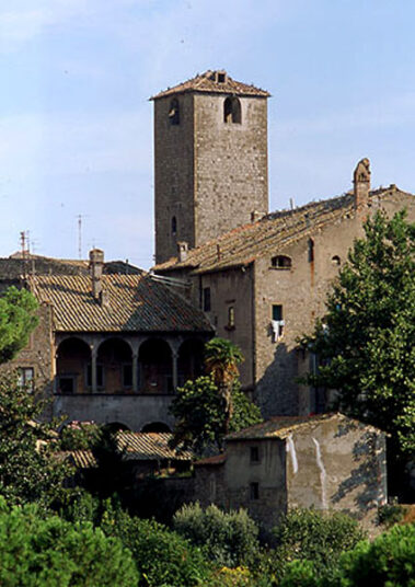Palazzo Chigi. Vista dal cortile interno del palazzo dei Priori.