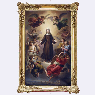 Viterbo. Santuario di Santa Rosa. Assunzione di Santa Rosa. Presbiterio.