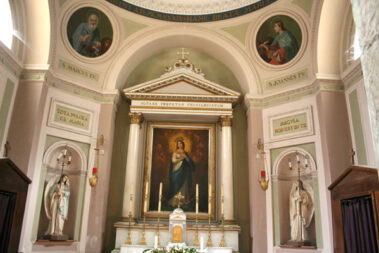 Cappella di Santa Maria. Prima cappella parete destra.