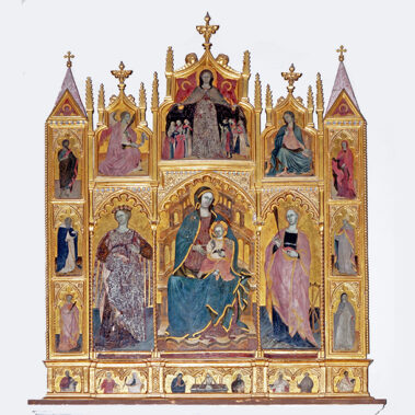 Viterbo. Santuario di Santa Rosa. Polittico.