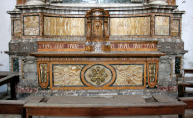 Altare Maggiore. Zona presbiteriale.