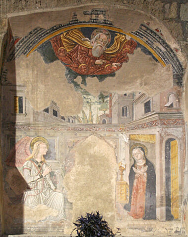 Annunciazione, seconda nicchia parete sinistra.