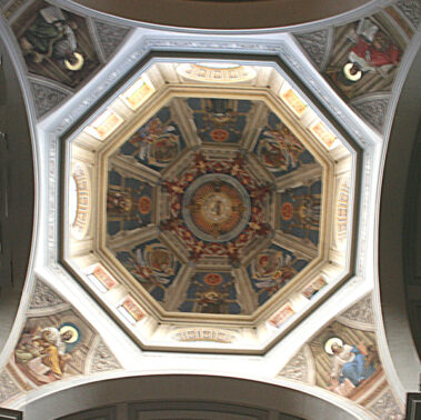 Viterbo. Santuario di Santa Rosa. Cupola.