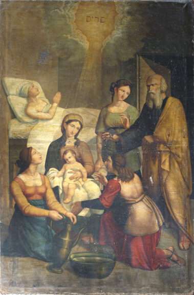 Nascita di San Giovanni. Lato sinistro del presbiterio.