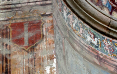 Fregio. Particolare, abside navata sinistra.