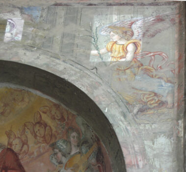 Ascensione della Vergine, Assunzione. Abside, catino absidale navata sinistra.