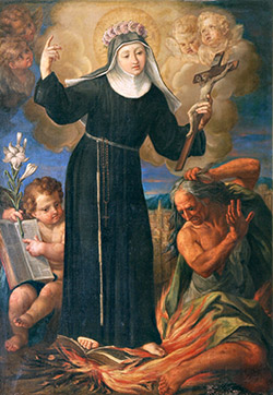 Dipinto Santa Rosa (Museo del Colle del Duomo).